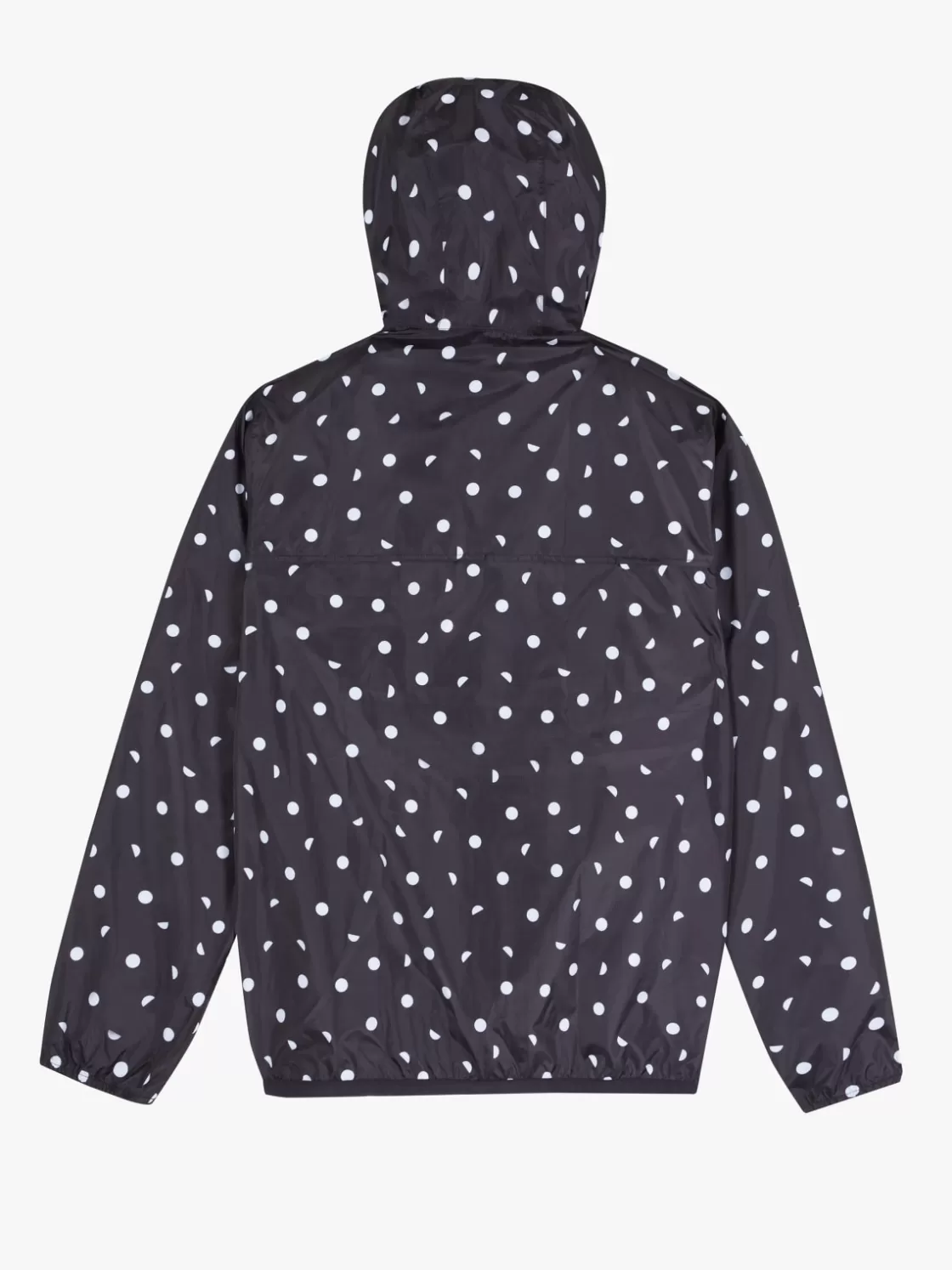 Women agnès b. Jackets & Coats | Jackets & Coats<Black Polka Dot Unisex X K-way Claude Parka