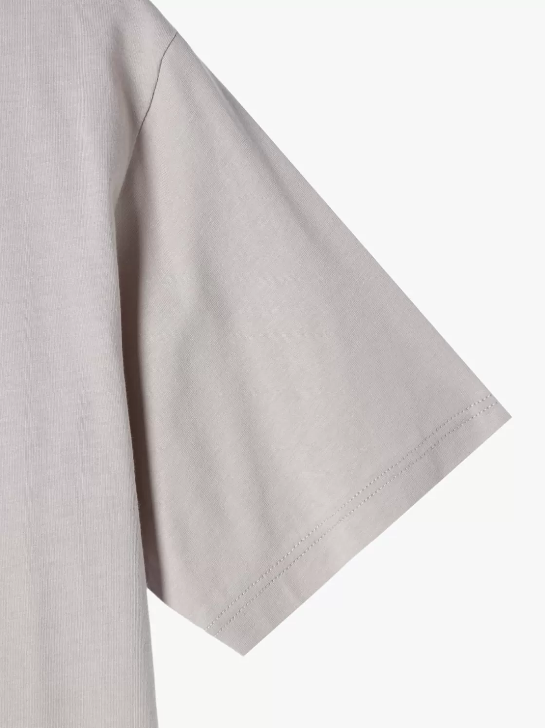 agnès b. T-Shirts & Polos<Grey Cotton Brando T-shirt With Logo