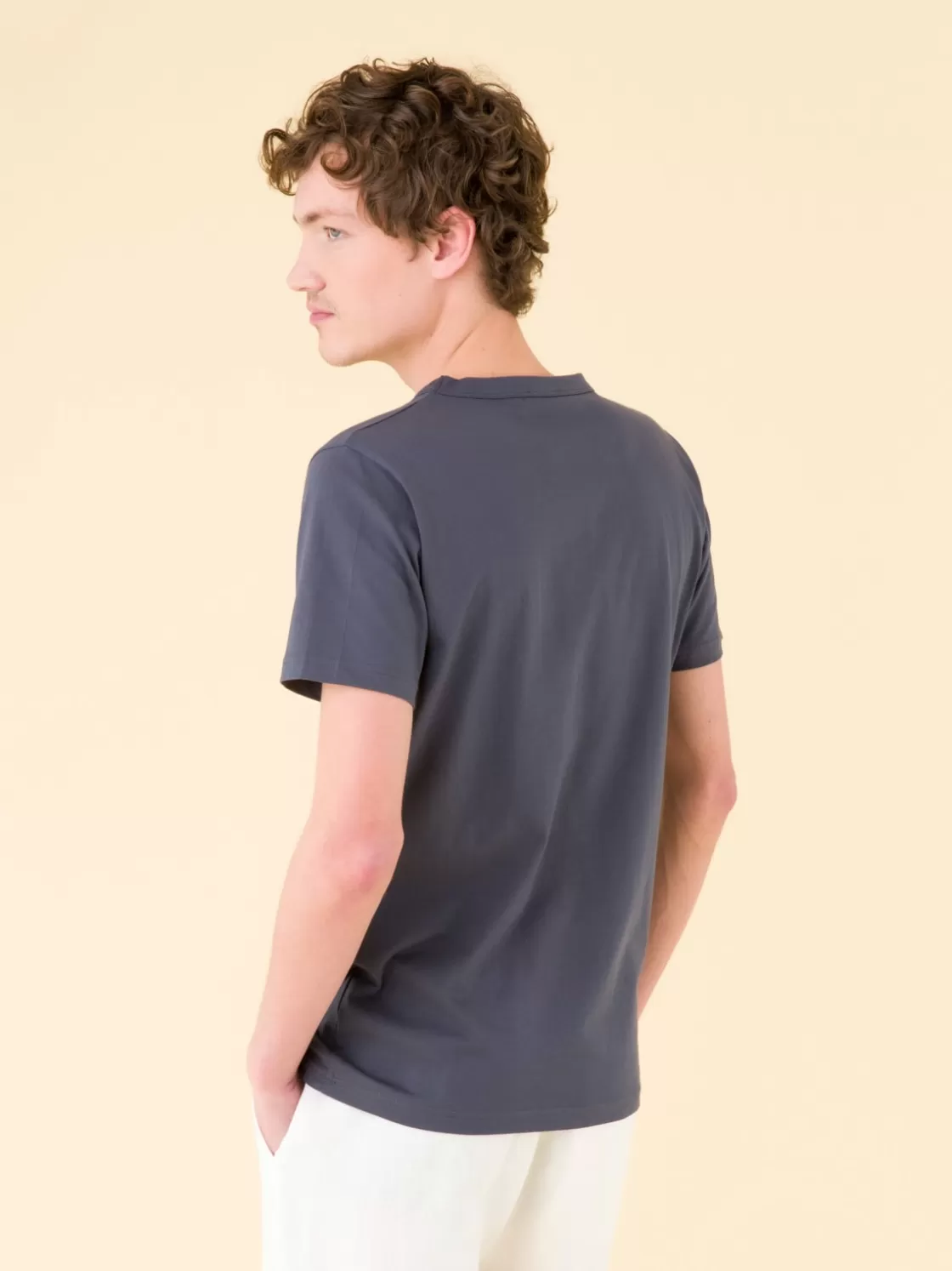 agnès b. Artist's Collection | T-Shirts & Polos<Grey Short Sleeve "" Brando T-shirt